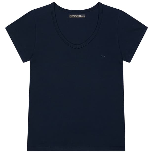 Coyseio 038 slim v-neck t-shirt 네이비 m사이즈
