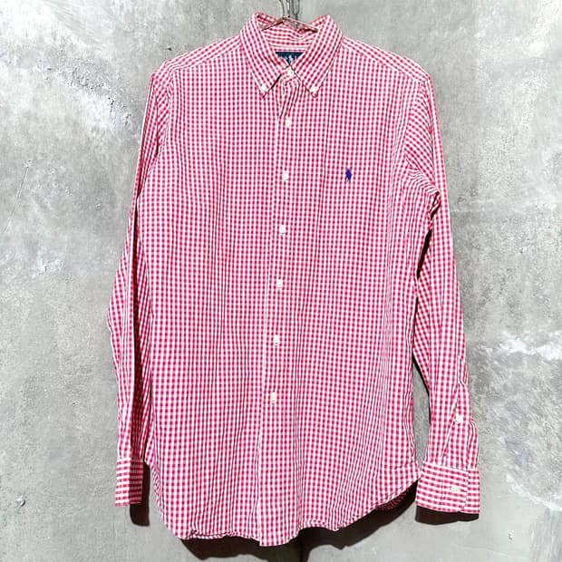 폴로 랄프로렌 깅엄체크 셔츠