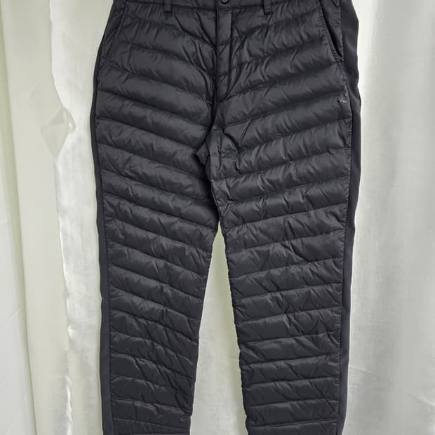 JDX 블랙 오리털 패딩 바지 (1648)