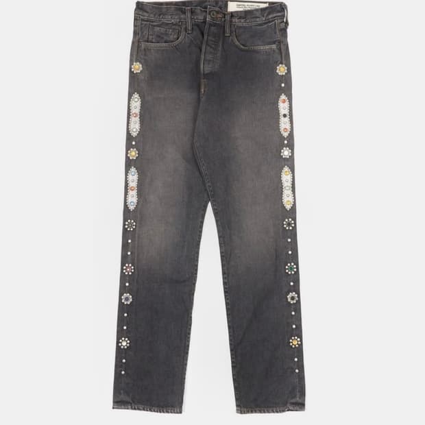 Kapital 14oz gemstone 데님 블랙 캐피탈잼스톤 32