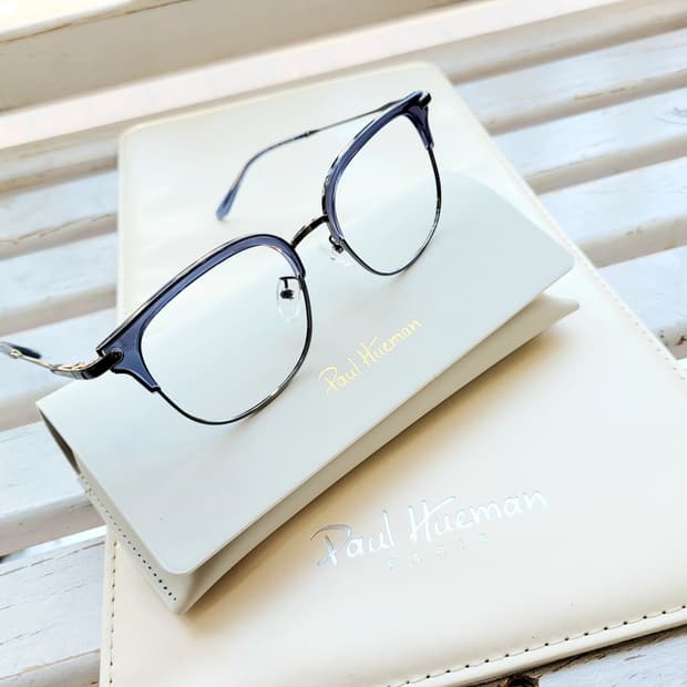 폴휴먼안경(PHS1156A 다크블루) +블루라이트변색렌즈