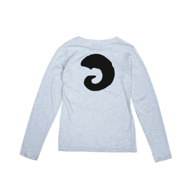 혼 아플리케 롱슬리브 (스카이블루)