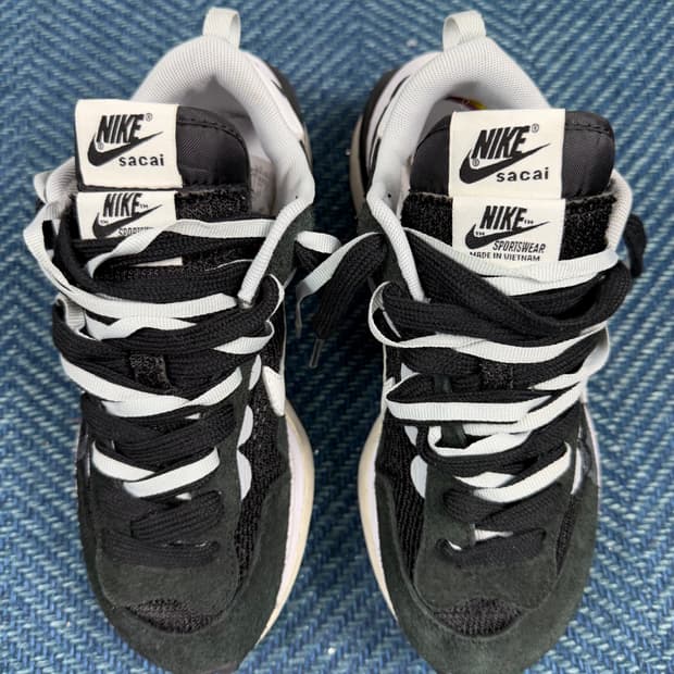 Nike x Sacai VaporWaffle 'Black White' 