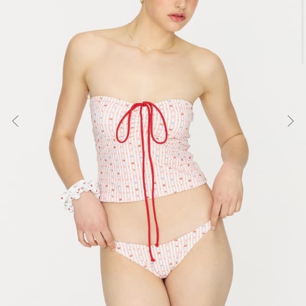 Glowny수영복 bandeau swim top berrysweet비키니