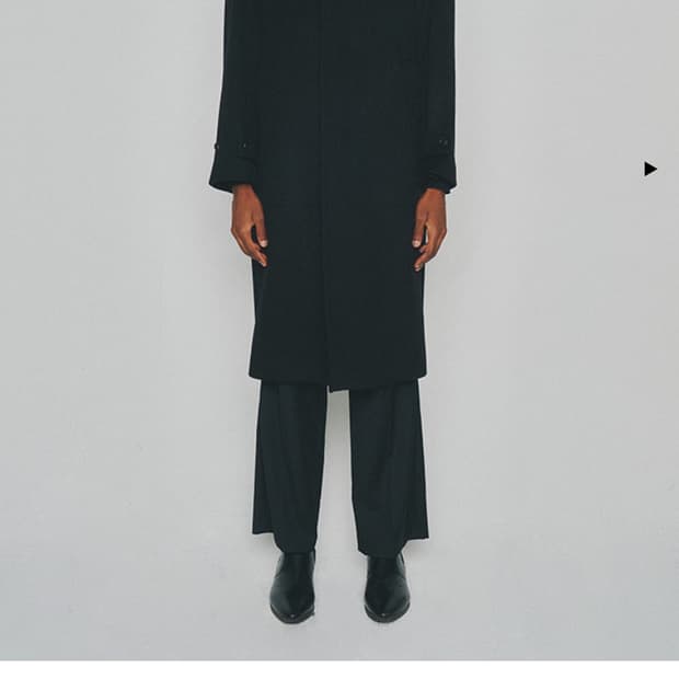 토니웩 코트 [Cashmere Mac Over Coat_ Black] S