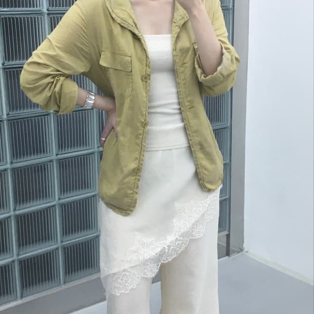 Sage Summer Linen Jacket