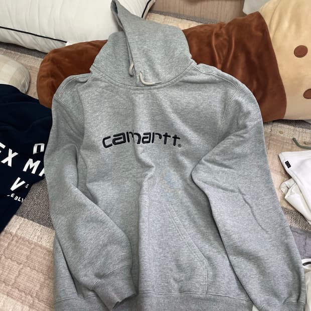 칼하트wip 후드티 s사이즈 그레이 회색