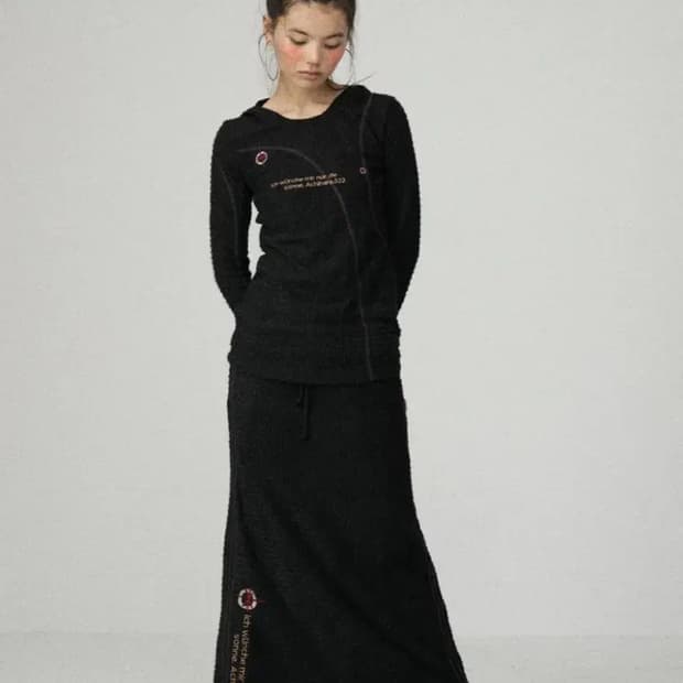 ACHIHARA 롱슬리브 + 롱스커트 세트