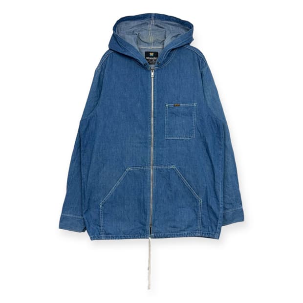80s 랭글러 데님 청 후드 자켓 집업
