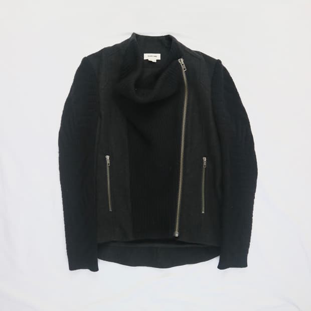 Helmut Lang wool biker jacket