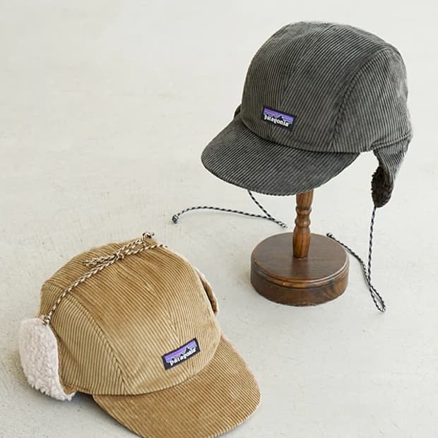 (택없는새상품)파타고니아 코듀로이 이어플랩(군밤모자) S,L