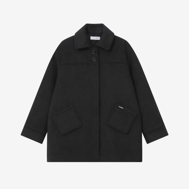 미세키서울 Slate half coat CHARCOAL