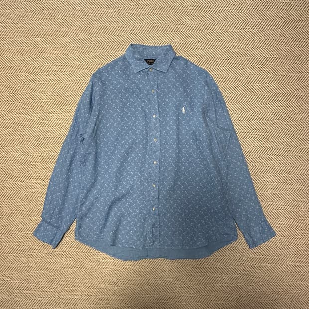 POLO RALPH LAUREN anchor shirt blue