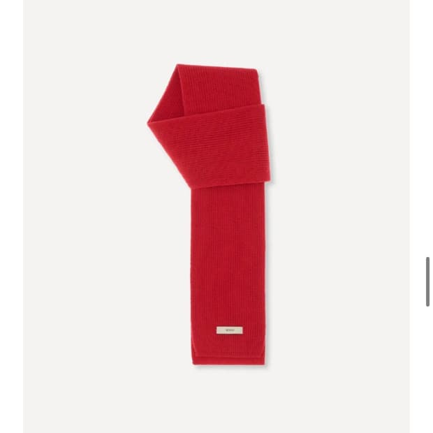 호와스 howus early knit muffler red