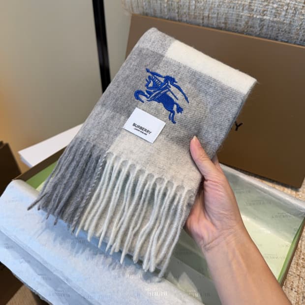 버버리 양면 머플러 램스울 100% 추동 단품
