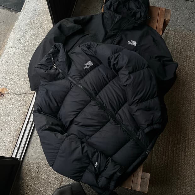 The north face jacket+padding 