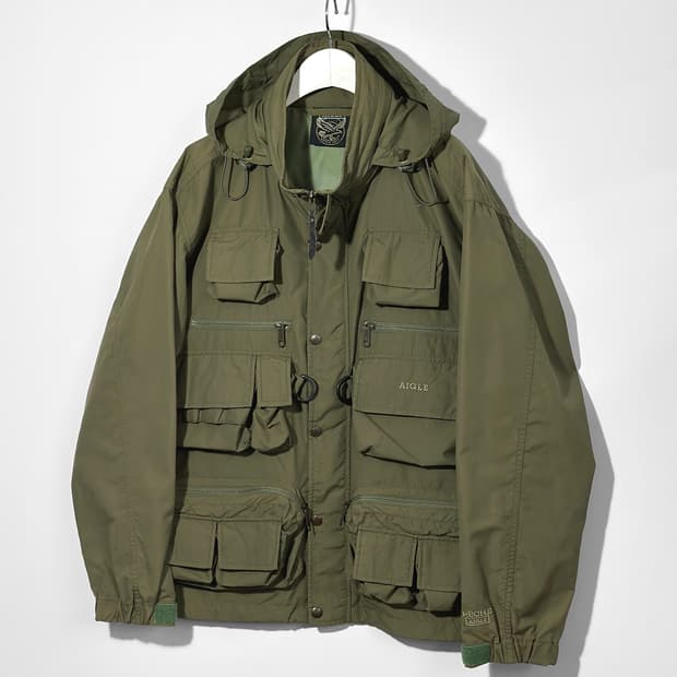 00s 빈티지 에이글 멀티 포켓 피싱 자켓