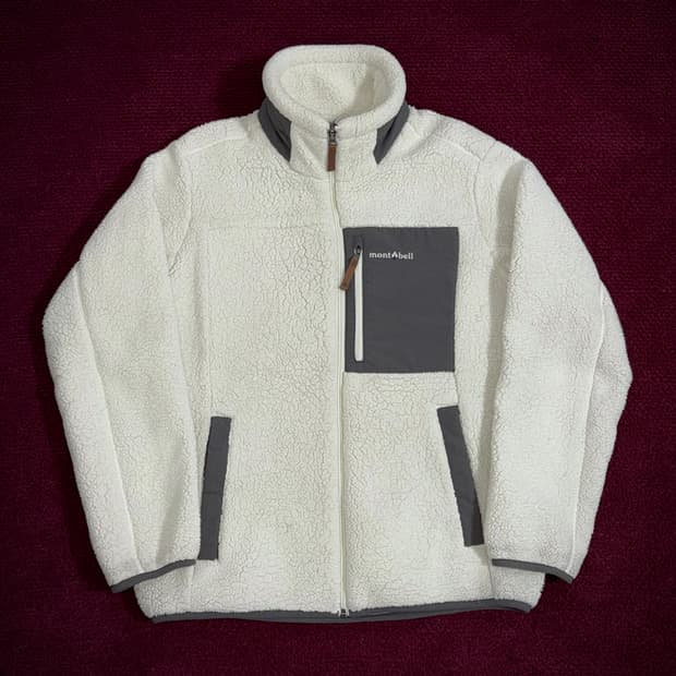 몽벨 플리스 자켓 아이보리 S 90