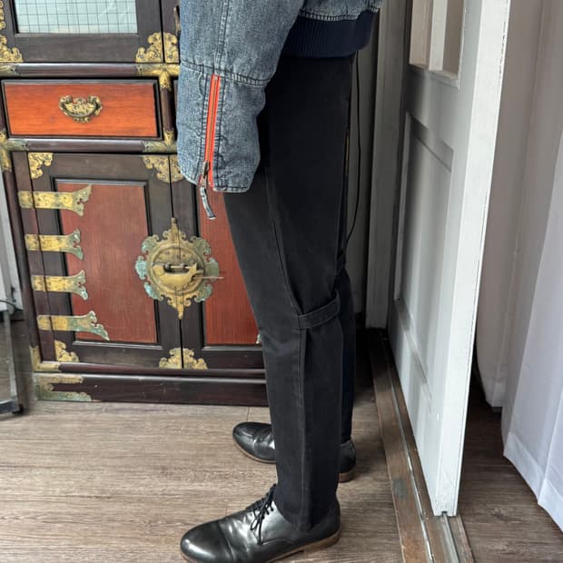 헬무트 랭 1996 본디지 스트랩 팬츠