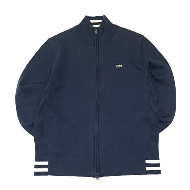 CL126 M 라코스테 울 하이넥 풀집업 니트