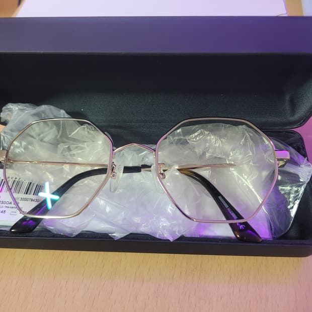 알렉산더 맥퀸 금테 안경테 MQ0230OA 002 브라운 틴트) 민트급