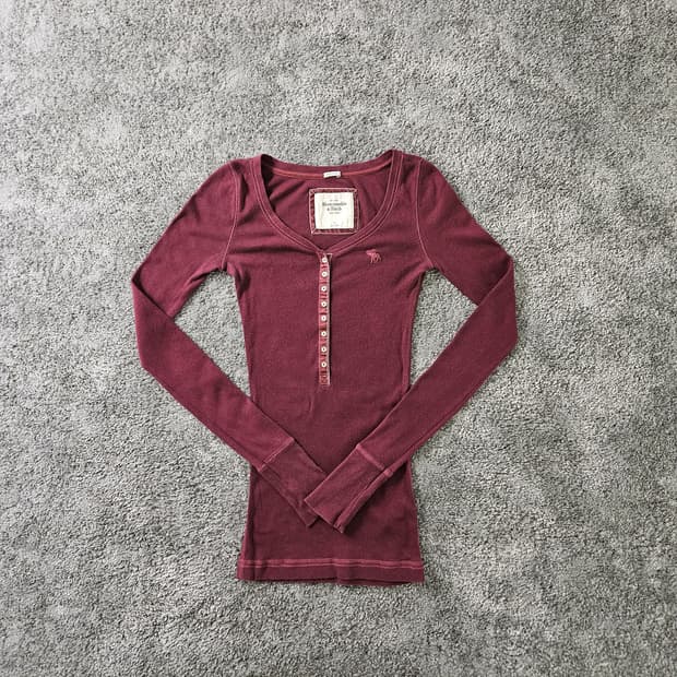[무료배송] Abercrombie & Fitch 긴팔 티셔츠