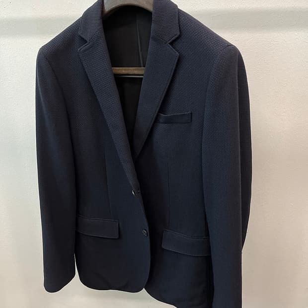 95) 타임 네이비 울자켓 