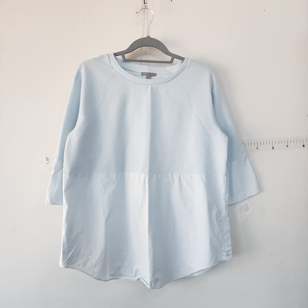 COS 코스 하늘색 반팔 블라우스