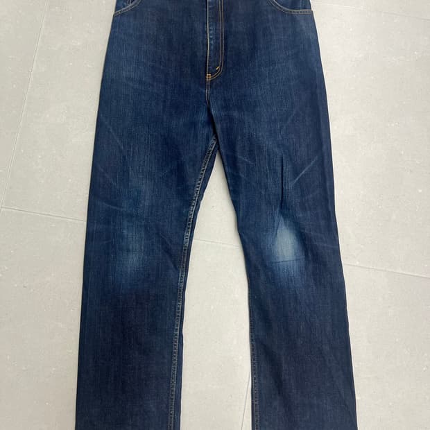 준야와타나베 리바이스 절개 데님 m