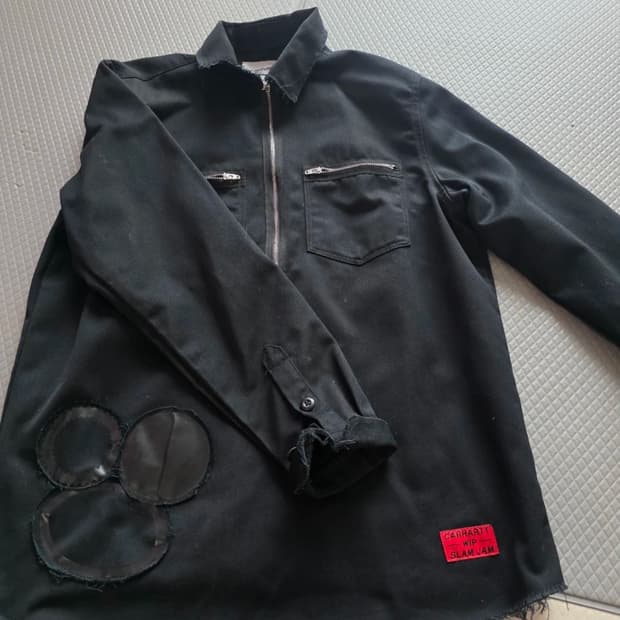 [M] 칼하트wip 슬램잼 하프집업자켓