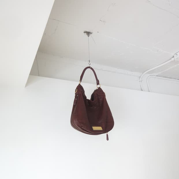 MARC JACOBS multy zip leather tote bag