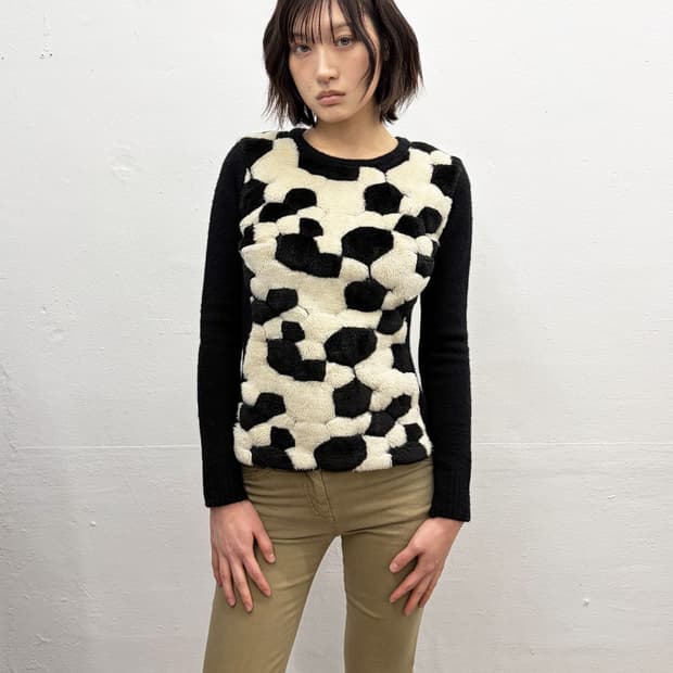 마크 제이콥스 패치 패널 니트 탑