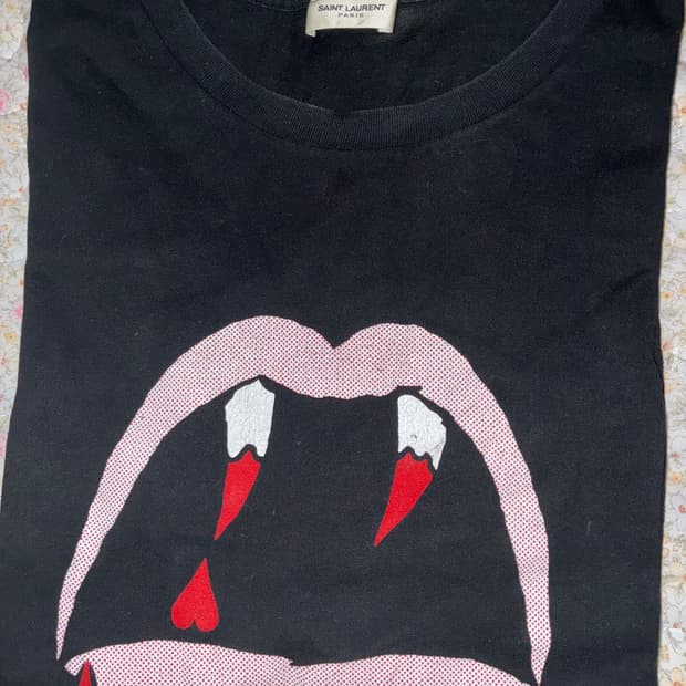 Saint laurent blood luster t shirts