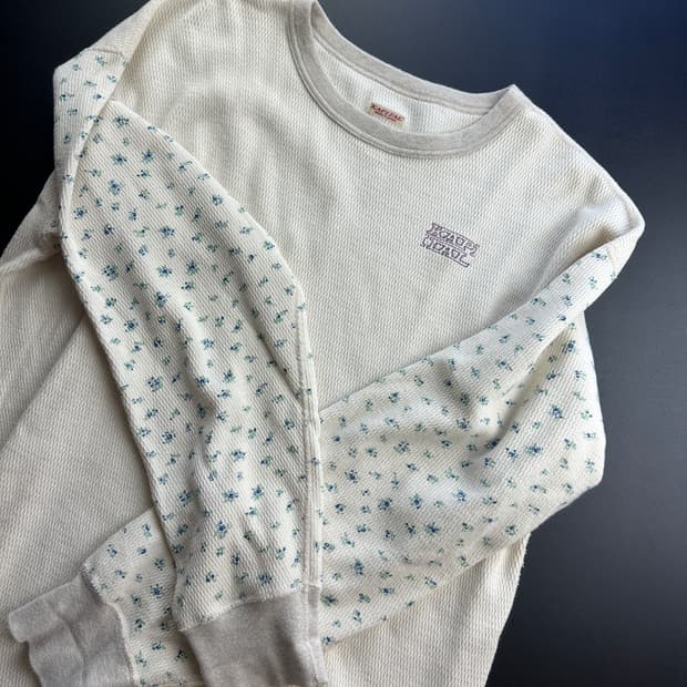 Kapital waffle jersey small flower