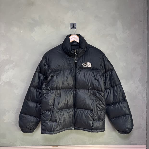 노스페이스 700 눕시 구스다운 패딩 블랙