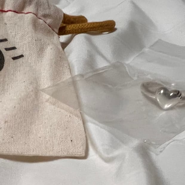 휴먼메이드 실버 하트반지 11호 