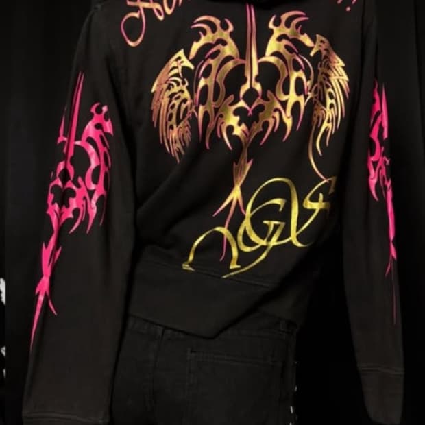 아케호무 펑크 후드집업