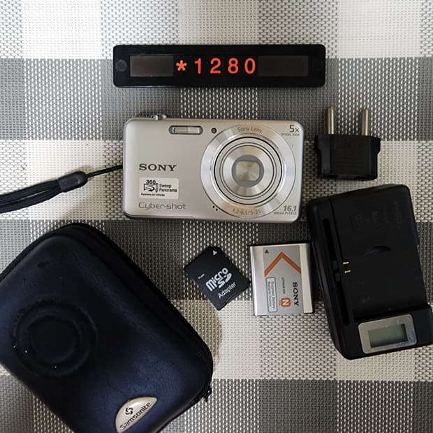 소니 사이버샷 DSC-W 710 디지털카메라 파우치포함