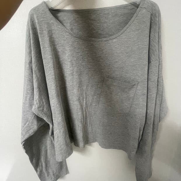 아메리칸 어패럴 크롭 상의