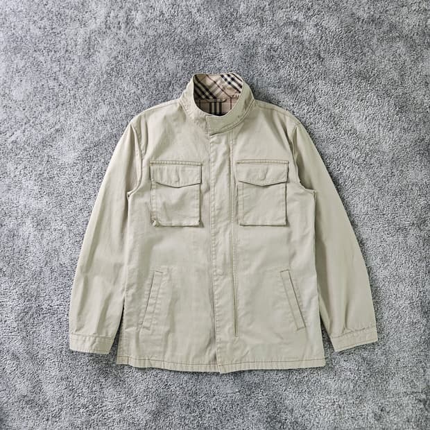 BURBERRY BLACK LABEL 체크 안감 자켓