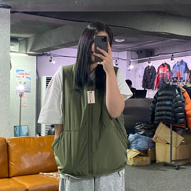 나이키 리버시블 양털 베스트 B3199