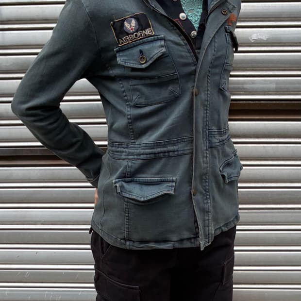 M)Young Storm Shop 빈티지 여성 데님 자켓