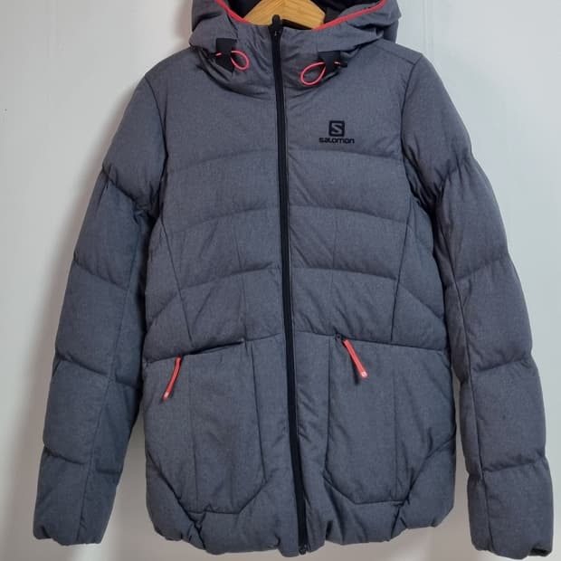 S (90) 살로몬 그레이 구스다운 패딩
