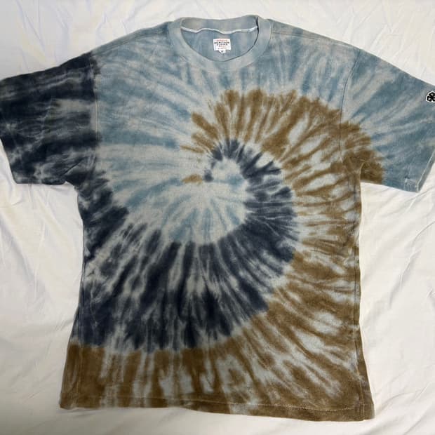 헤리티지플로스 타월 짐 타이다이 티셔츠 S