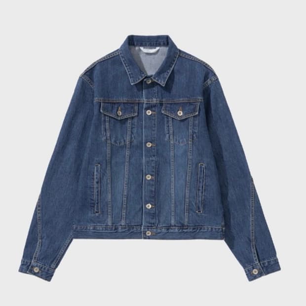 강정석 데님 자켓 type 01 blue 50size