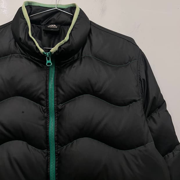 아디다스 올드스쿨 빈티지 덕다운 웨이브 패딩