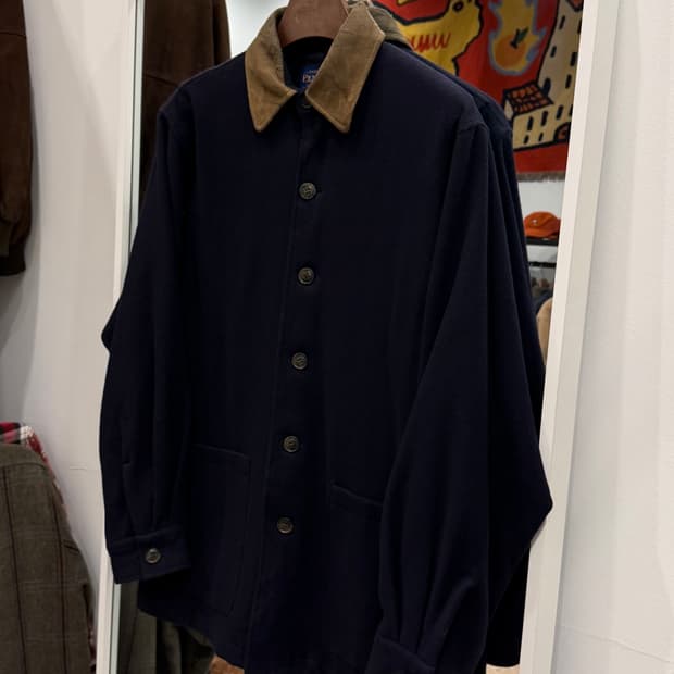 90-00s Pendleton 펜들턴 버진 울 하프 코트