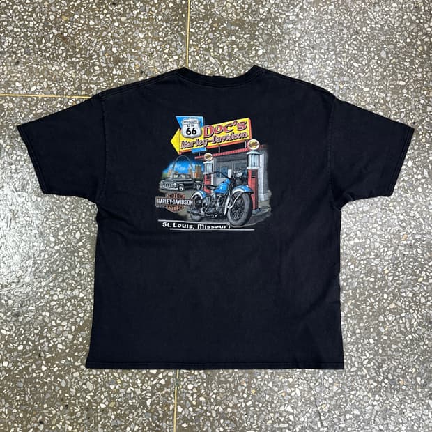 할리데이비슨 쉴드 로고 티셔츠 3XL