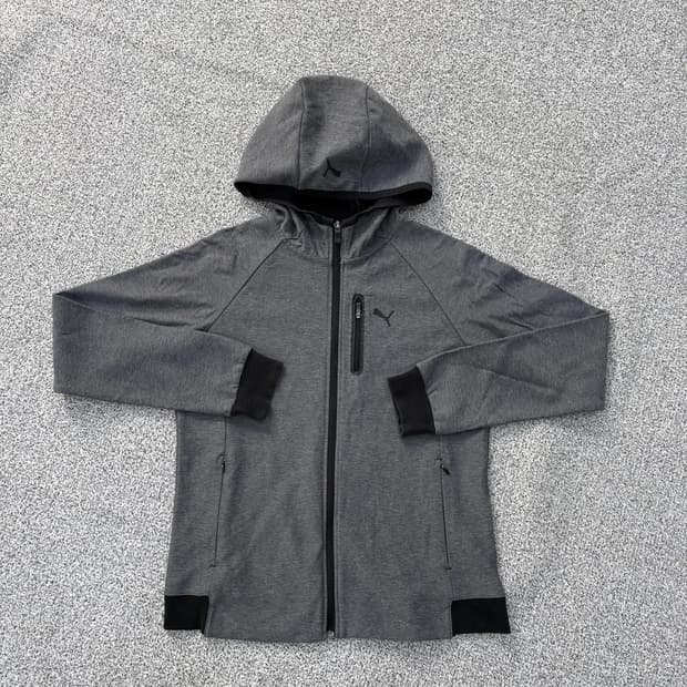 M 푸마 후드 집업 저지 자켓 러닝 0305J