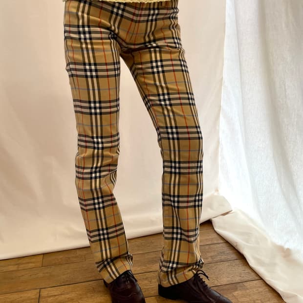 BURBERRY check pants